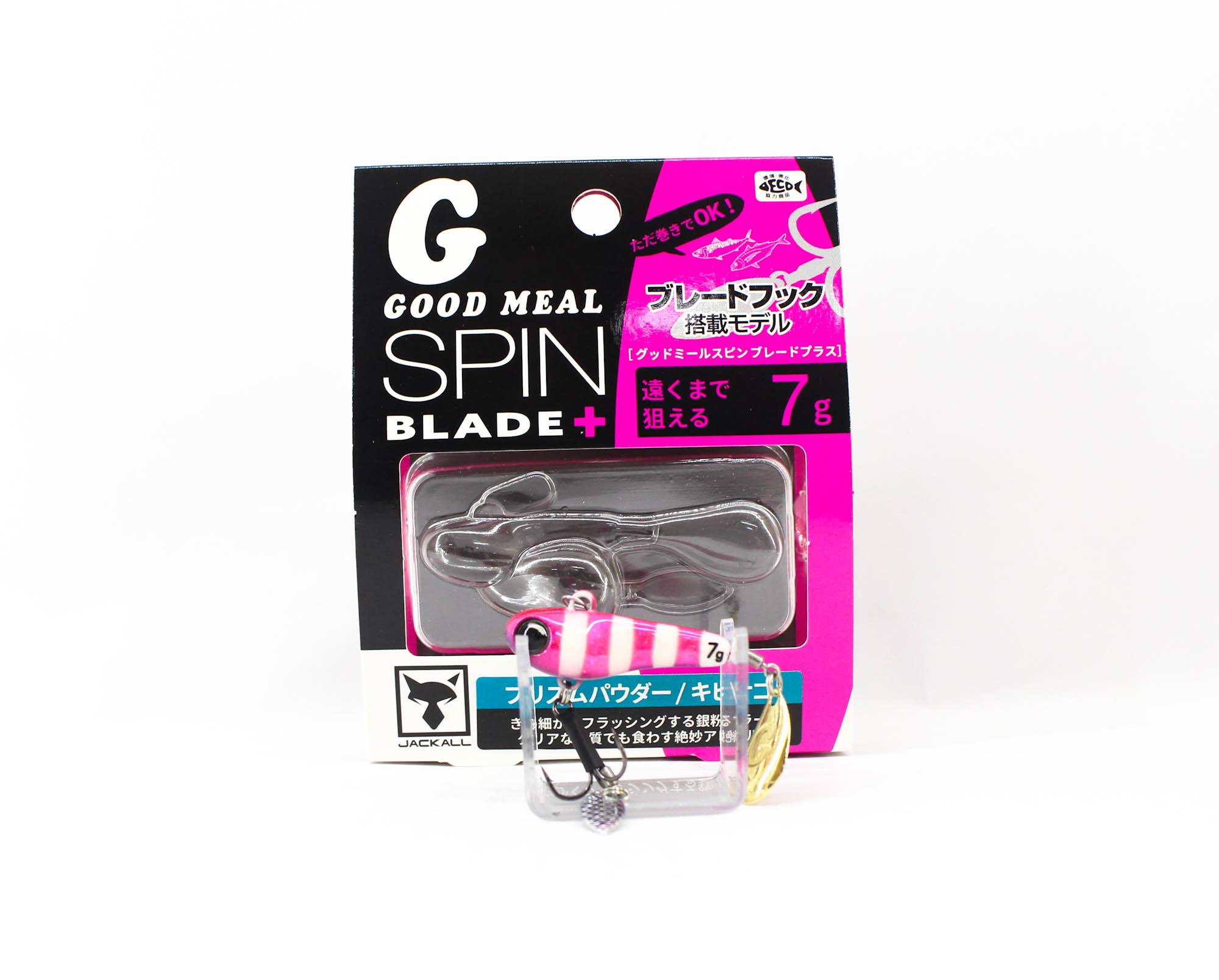 

Jackall Good Meal Spin Blade Plus 7 грамм Тонущая приманка Pink Glow Stripe (6613)