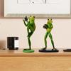 Frog Garden Statue Animal Sculpture Bedroom Ornament Birthday Gift Resin Figurine Desk Figure for