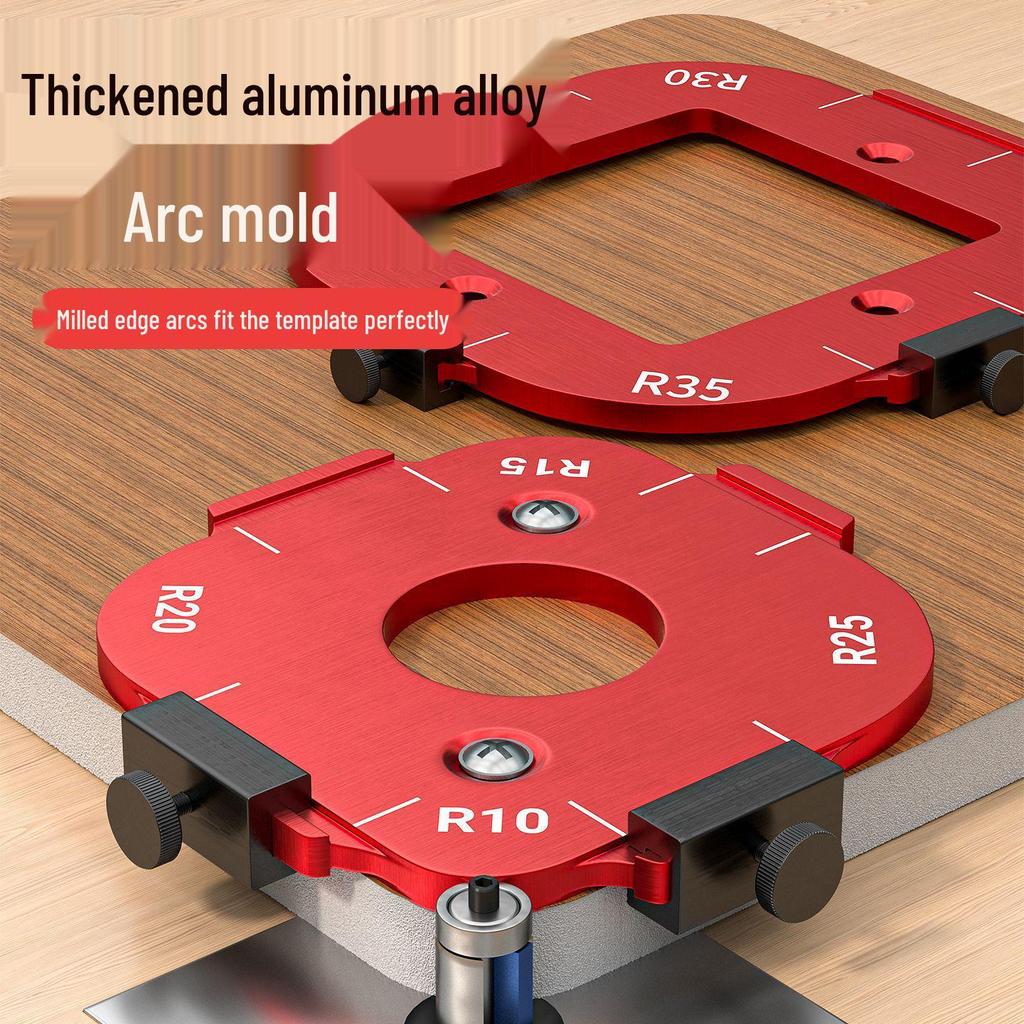 Aluminum Alloy Round Corner Trimming Tool for Woodworking