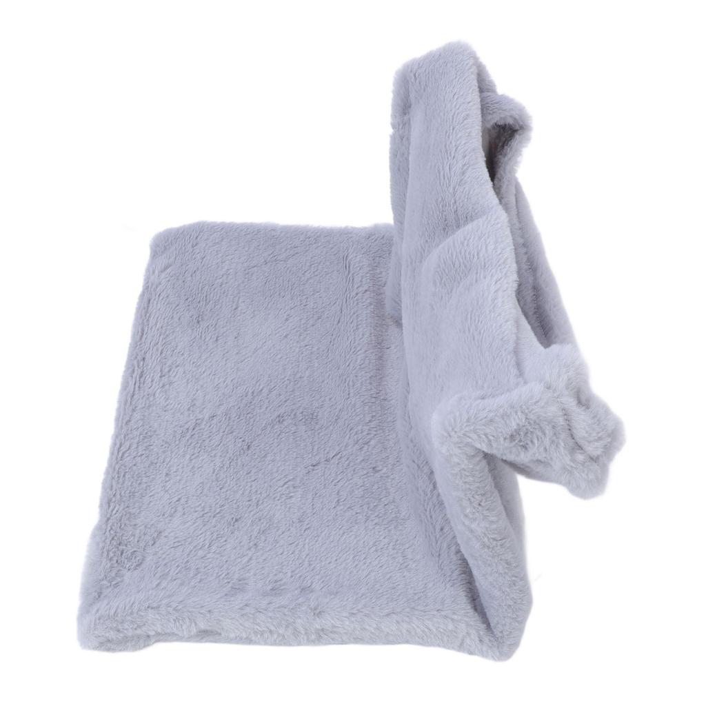 L Shaped Cat Hanging Bed Comfortable Warm Plush Metal Frame Multifunctional Cat Hammock Cushion for Home