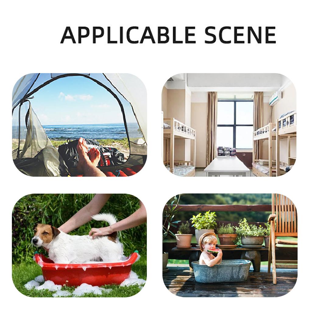 Portable Shower for Camping Portable Camping Shower with Electric USB Rechargeable Battery Outdoor Camping Shower Pump