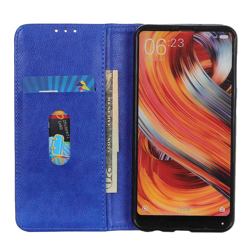 Wallet Case for Edge 70 Fusion+ 5G - Leather/PU, Blue