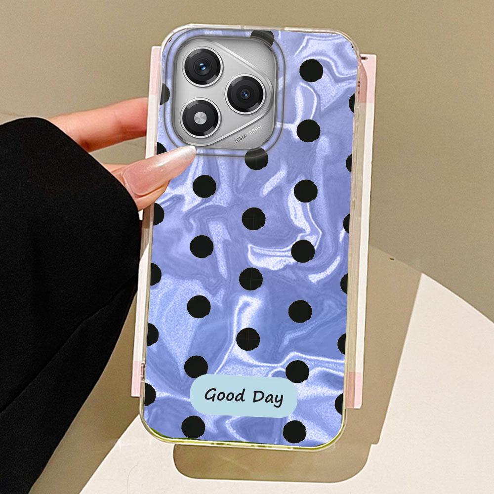 Colorful Classic Black Dots Phone Case for Honor 400 200 Pro Magic 5 6 7 Lite X9a X9b X9c X8a X8b X8c Shell Silicone Back Cover