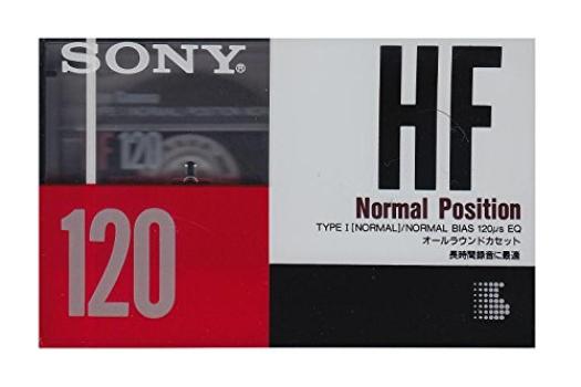 120 minute TYPE1 cassette tape SONY HF120