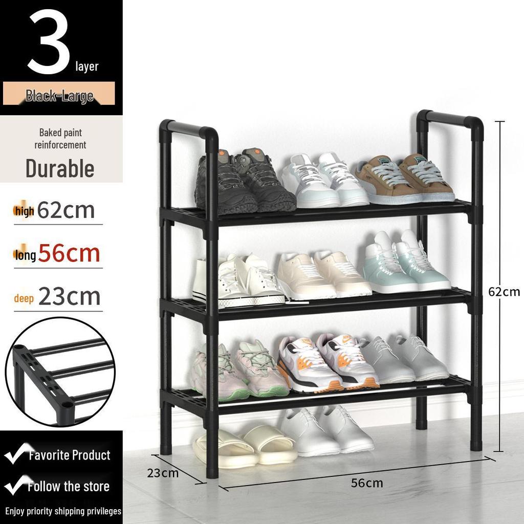 Multi-Tier Shoe Rack: Simple, Economical Storage Cabinet for Dormitory and Entryway