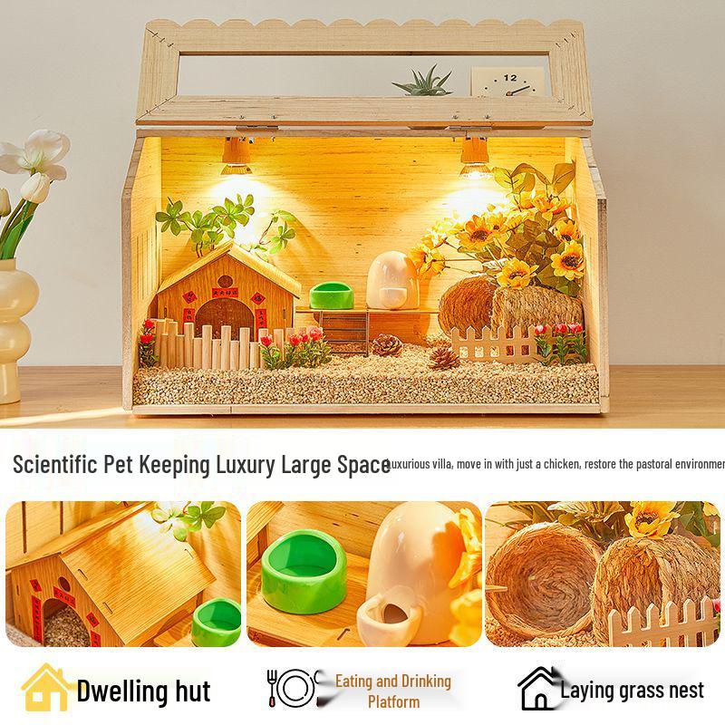 Luxury Guinea Fowl Breeding Box & Chick Raising Cage