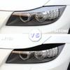 Para BMW Série 3 E90 E91 2 peças ABS Preto Brilhante Sobrancelhas Farol Pálpebra 2005 2006 2007 2008 2009 2010 2011 Sedan / Touring