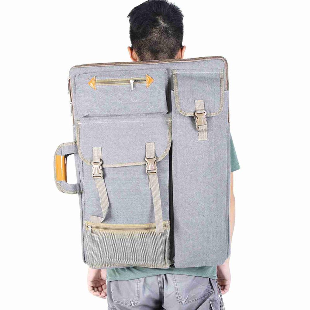 Spacious Inner Space Multifunctional Sketch Carry Pack Art Exam Tool Storage