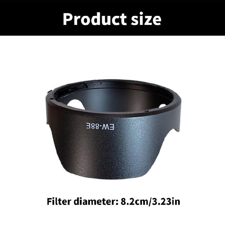 EW-88E Kamera-Gegenlichtblende Einfach zu installierende Gegenlichtblende für RF 24-70mm F2.8 L IS Objektiv