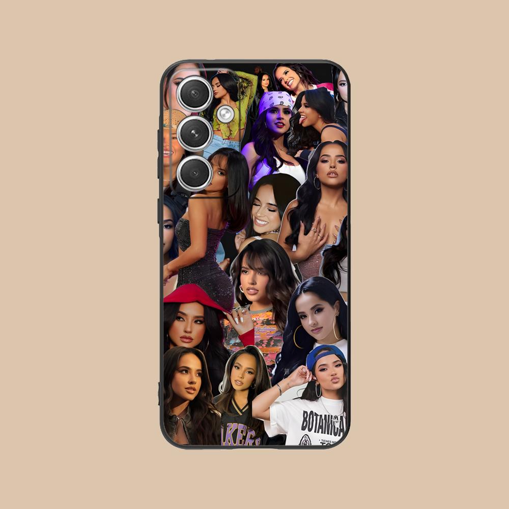 Fashion Becky G Matte TPU Mobile Phone Case for Samsung Galaxy S26 S25 S24 S23 S22 S21 S20 Note20 Plus FE Ultra Colorful Cover