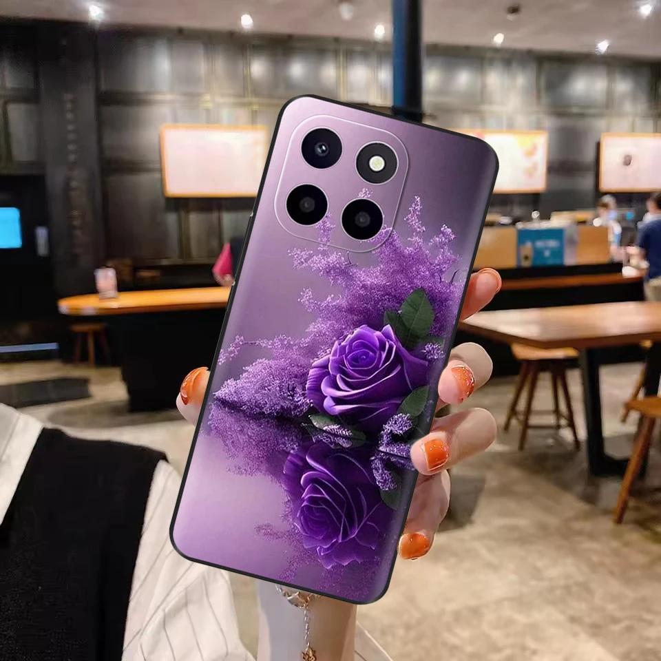 Pro Honor X6C 4G Pouzdro Měkký Tekutý Silikon Ochrana Fotoaparátu Zadní Kryt Telefonu Pro Honor X6c Pouzdra honorX6C X6 C Kryt Nárazník