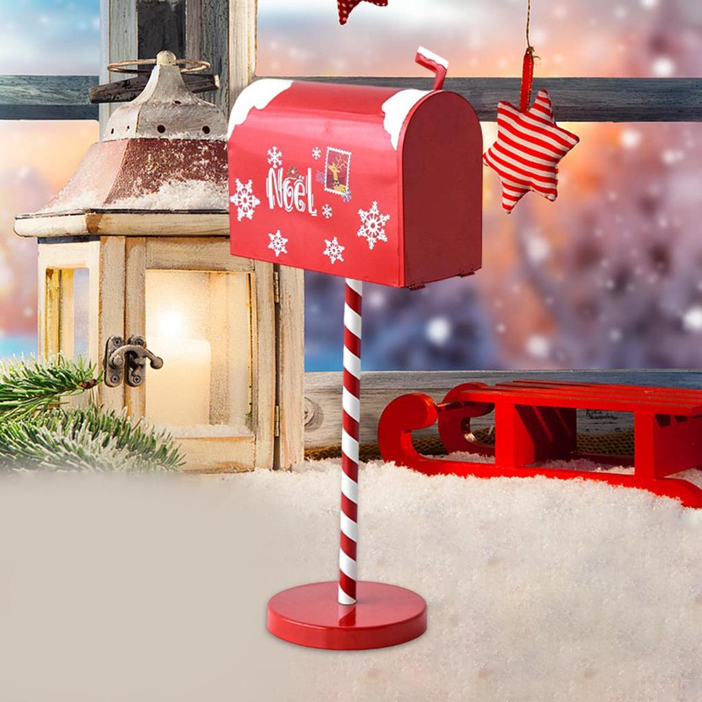 Christmas Mailbox Decor Sturdy, Decorative, Practical Metal, Easy To Install Xmas Letters