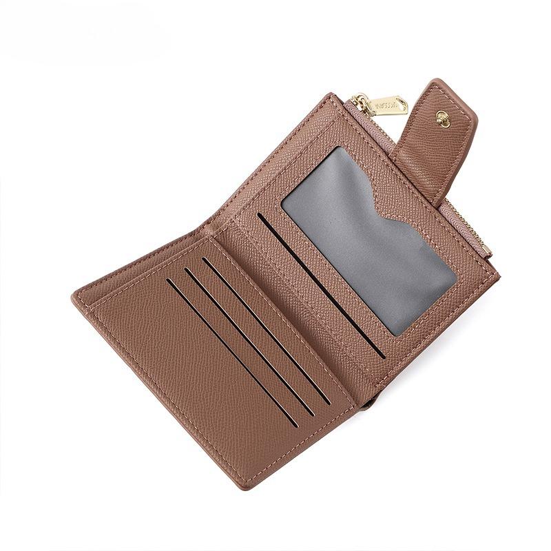 High Quality Women Wallet PU Leather Short Zipper & Hasp Wallets Clutch for Female Credit Card Holders Purse Luxury Designer Money Clip