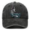 Personalized Skull Print Baseball Cap for Men and Women, Halloween Party Decoration Hat, Breathable, Comfortable and Adjustable
