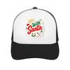 Sassy Christmas Santa Quote Typograp Mesh Baseball Cap Casual Hat Outdoor  For Womens Unisex FeUnisex