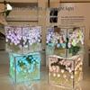 Handmade Rubik's Cube Tulip Night Light - Perfect Birthday or New Year Gift for Girls and Girlfriends