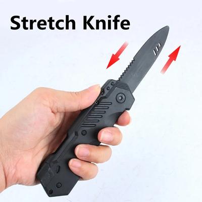 Magic Retractable Disappearing Prop Toy - Plastic Blade Trick Gadget for Halloween, Fools Day Party Pranks & Fun Gift Ideas