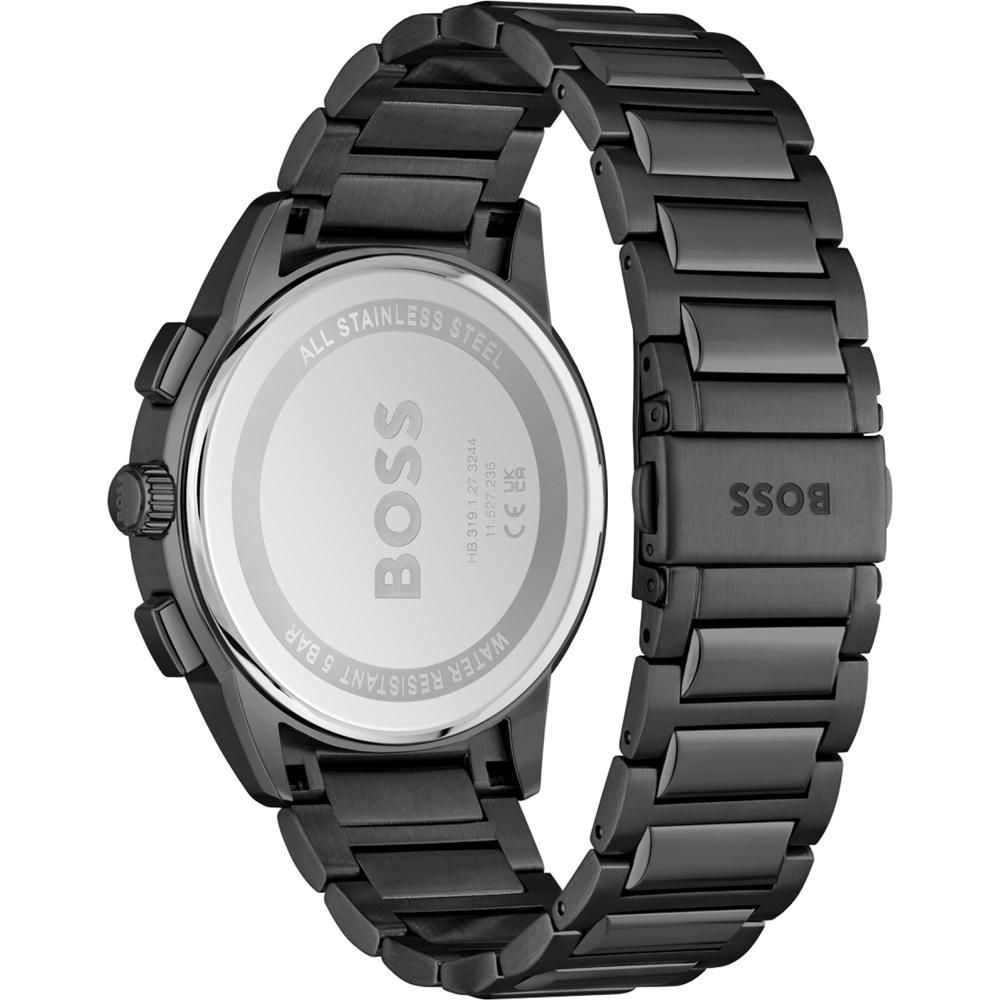 BOSS Dapper Black Dial Metal Men's Quartz Watch 1513929