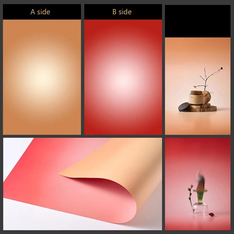 Фотофоны с градиентной расцветкой 57x87см 2-сторонние водонепроницаемые фотофоны Студийные обои Фотографический реквизит