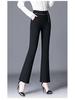 2025 High-Waisted Elastic Flare Pants: Slimming and Casual for Middle-Aged Women