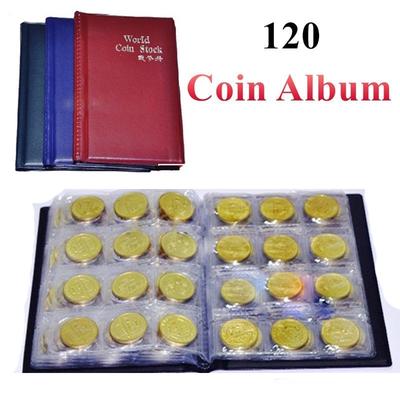 Coletando dinheiro penny pockets 120 porta-moedas armazenamento coleção álbum livro