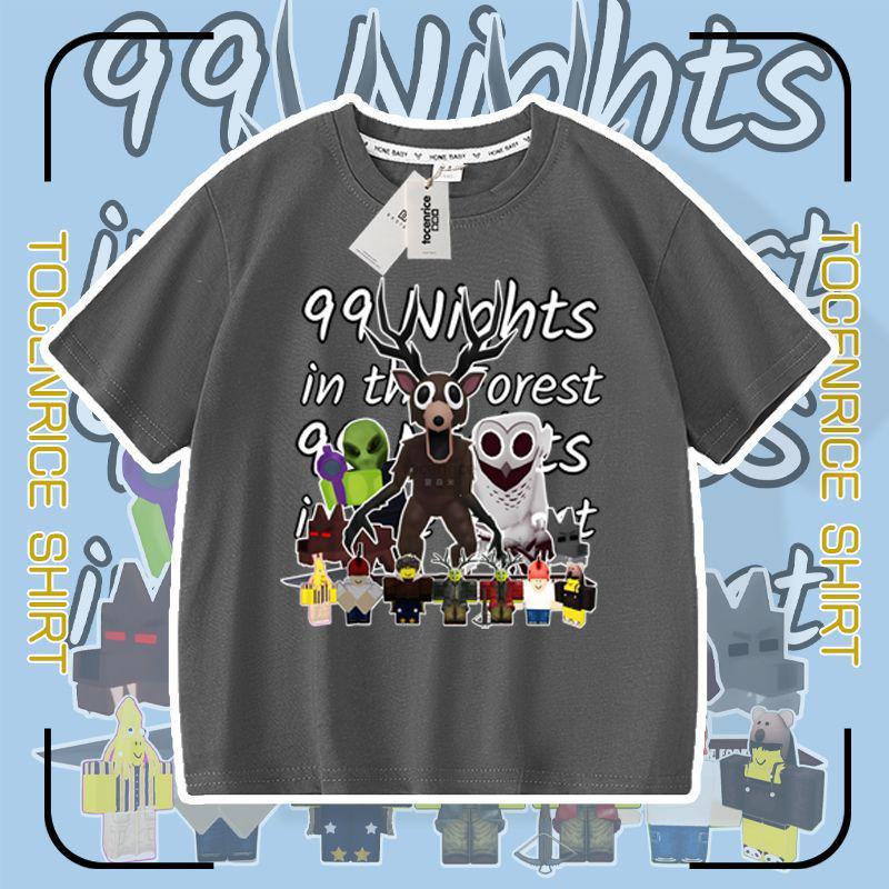 Tričko s krátkým rukávem "99 nocí v lese" pro muže, ženy i děti.