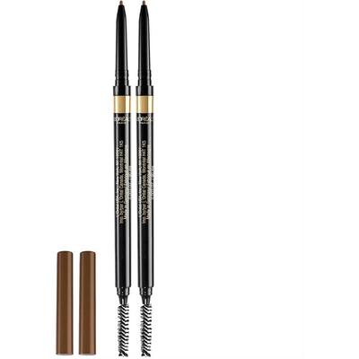 L'Oréal Brow Definer Pencil 2-Pack Light Brunette 2 Pcs