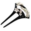 [TOuWA] Kanzashi (Japanese Hair Ornament), Fan-shaped, Two-pronged, for Kimono, Formal Kimono, Yukata, Hakama, Furisode, Graduation Ceremony,