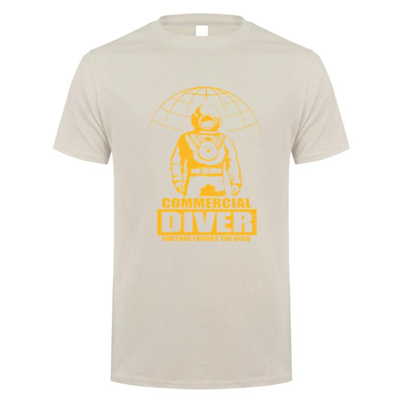 Commercial Diver T Shirts Unisex Graphic Dive Scuba Diving Streetwear Short Sleeve Tshirt Gifts Summer Tshirt Unisexs Dy203