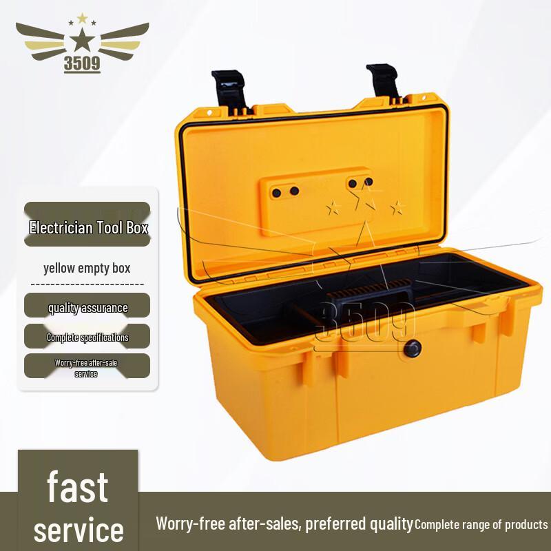 Heavy-Duty 22-inch Portable Double-Layer Electrician Tool Box