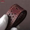 Vintage Brown Stitching Genuine Leather Strap 20mm 22mm Universal Men Women Cowhide Watch Band Breathable Sports Wristwatch Band