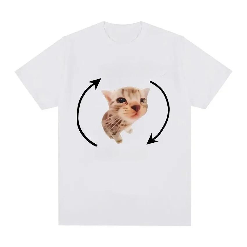 

2025 New Casual Short Sleeve T-Shir Print Cotton Regular Fit Round Neck Breathable Loose Unisex Tee Men Women Clothing Vlone S