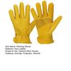 1 Pair Faux Leather Working Gloves Anti-slip Waterproof Thick Men Women Hand Protector Protection Housework Yardwork Outdoor Gardening Gloves