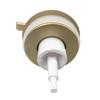 10.7x8cm Push Pump Head 1pcs Chrome Soap Dispenser