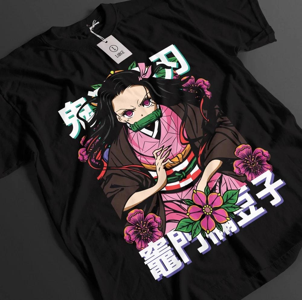 Demon Slayer Shirt Nezuko TShirt Tanjiro KNY Anime S