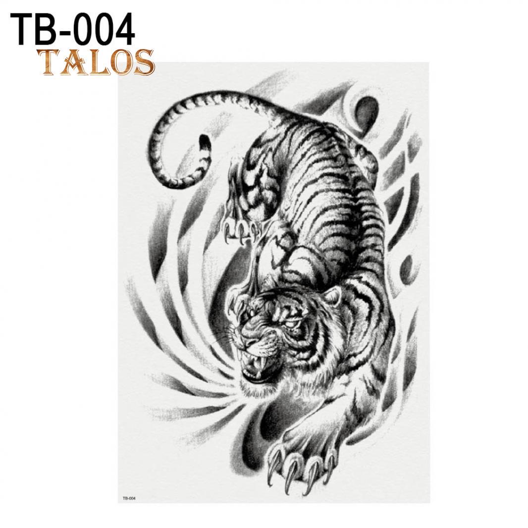 

Водонепроницаемая временная наклейка-татуировка для спины, 1шт/340х480мм one size