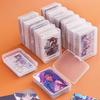 9.5 Rectangle Storage Box Empty Box Portable Id Ultraman Card Playing Card Business Card Box Transparent Plastic Box