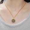 Saint Michael Archangel Medal Necklace for Men St. Michele Pendant Chain Vintage Catholic Christian Religious Amulet Jewelry