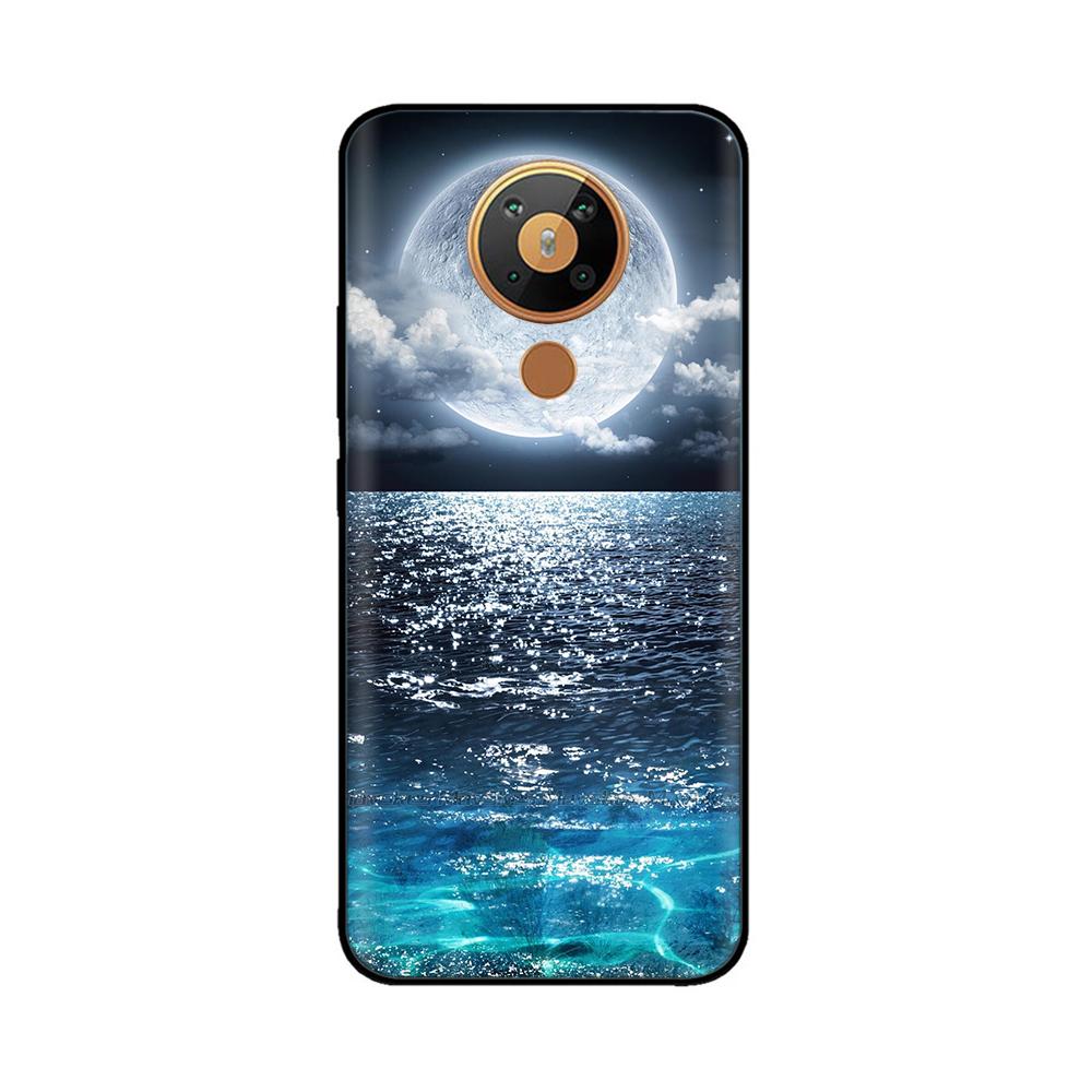 

For Nokia 5.3 Silicone Case Soft Tpu Back Cover for Nokia 5.3 3.4 Bumper Printed Silicon Case for Nokia3.4 Nokia5.3 Phone flower Nokia 5.4