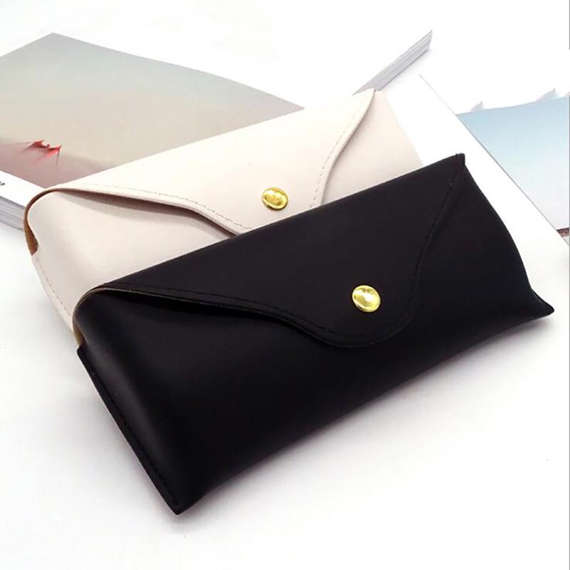 Pressed Soft Leather Handmade Eye Glasses Bag Sunglasses Box
