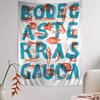 Colorful Sardine Lobster Fish Tapestry Bohemian Japanese Ocean Wall Hanging for Living Room Home Dorm Room Decor Gift