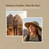 Wide Brim Sun Hat UPF 50 UV Protection Water Resistant Breathable Neck Flap for Camping Hiking Gardening Trips
