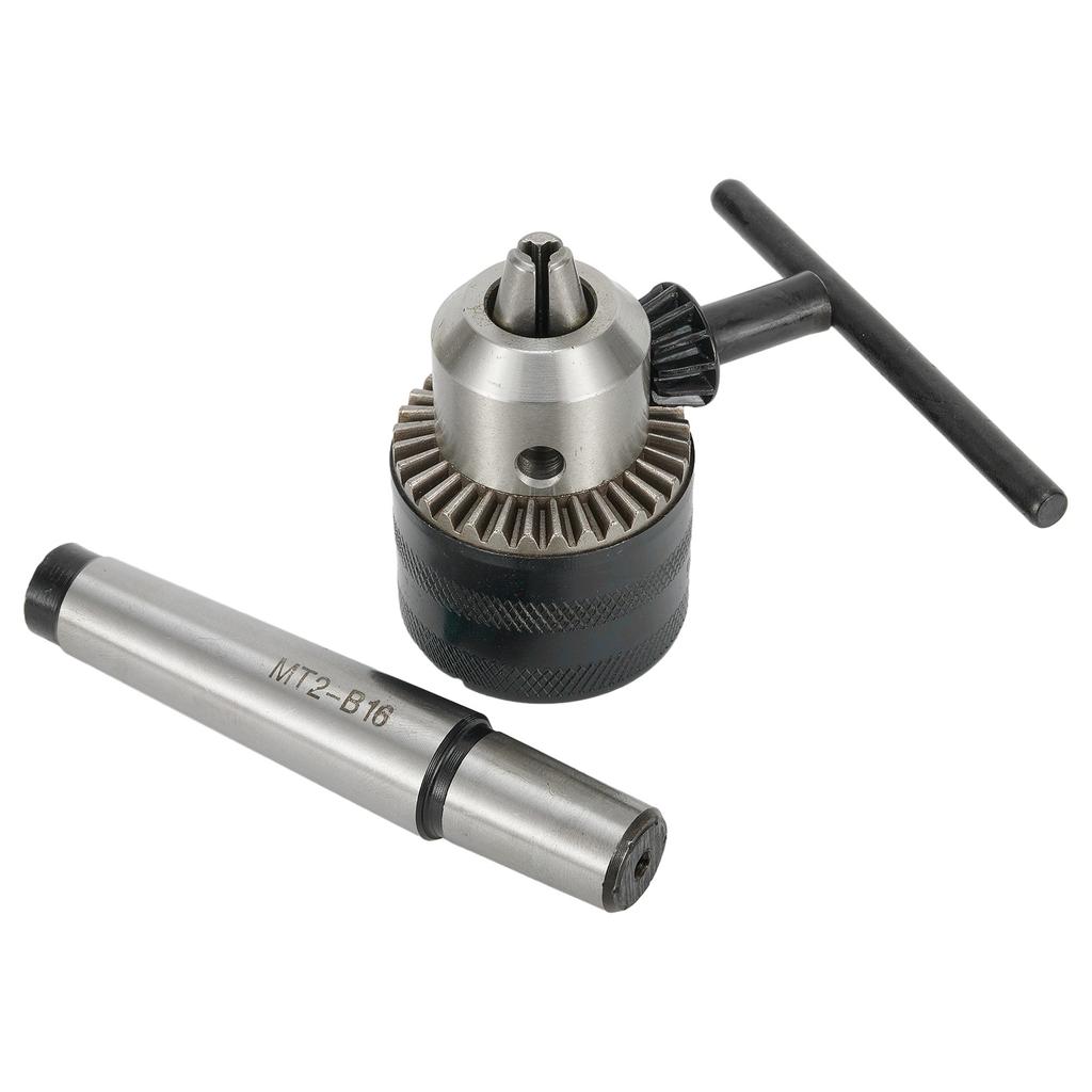 5/64\'\' To 1/2\'\' Drill Chuck Tool With MT2 Morse Taper Arbor and Key For Lathe