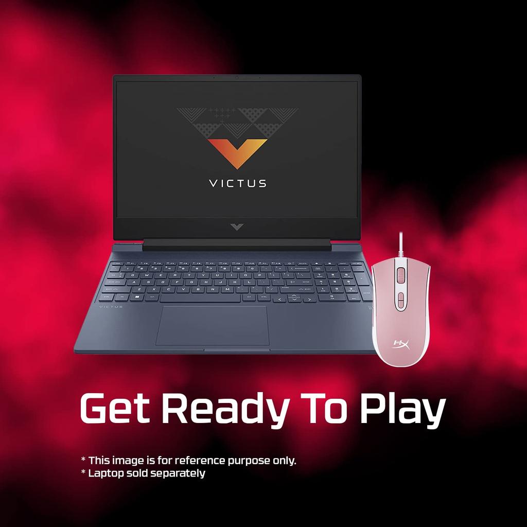 Hyper-X Pulsefire Core RGB Gaming Mouse, Pink, for Gamers, Optical, DPI Adjustable, Omron Switches, 2-Year Warranty, 639P1AA