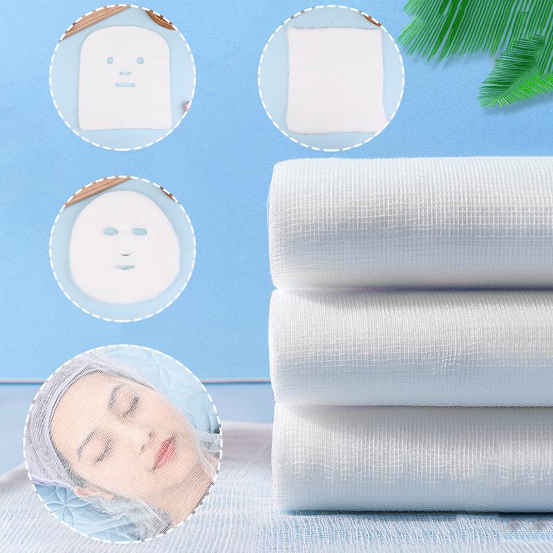 50/100Pcs Pure Cotton Soft Beauty Salon Apply Soft Mask Beauty Gauze Block Disposable Mask Special Face Skin Care Management