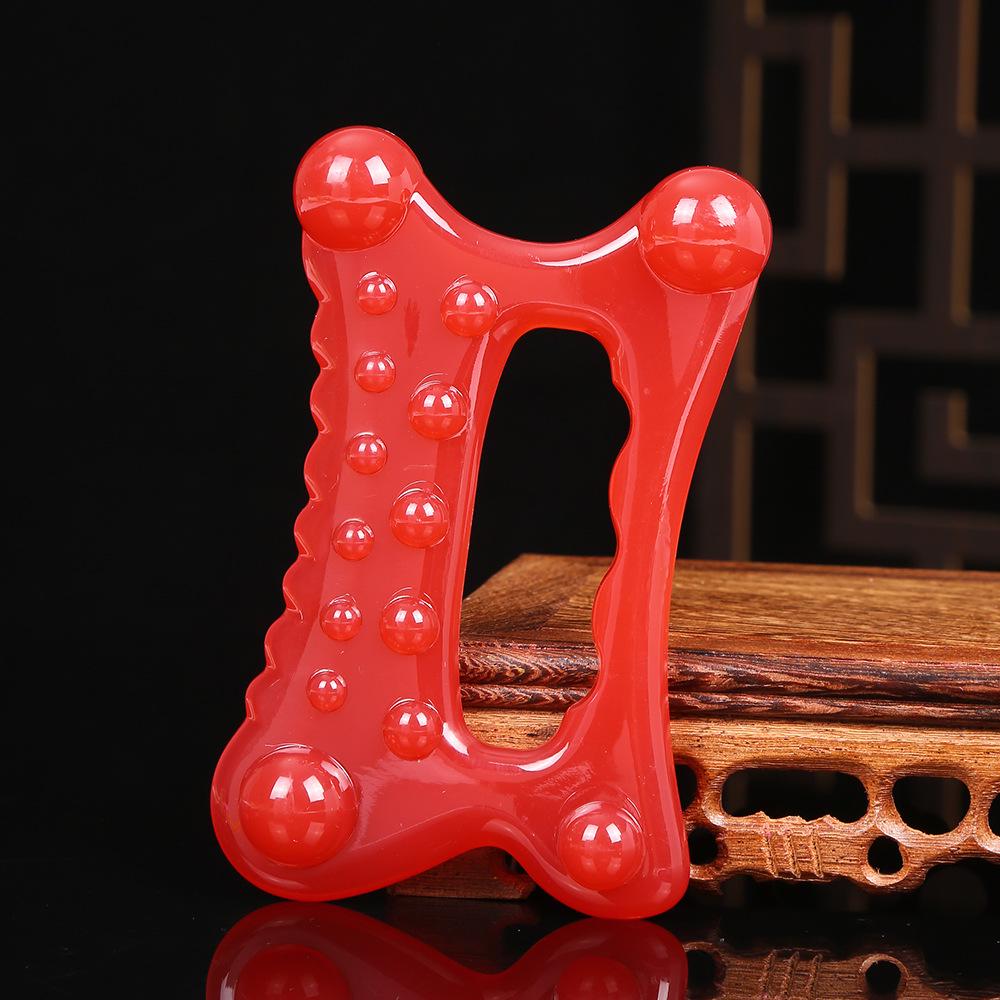 Nicht-Keramisches Wellenförmiges Gua Sha Werkzeug für Gesichts- und Körpermassage