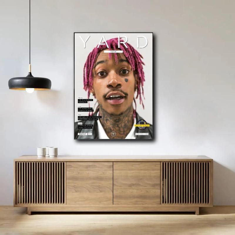 Dekoration Kunstposter Wandkunst Wiz Khalifa Personalisiertes Geschenk Modernes Familien Schlafzimmer Dekor Leinwandmalerei