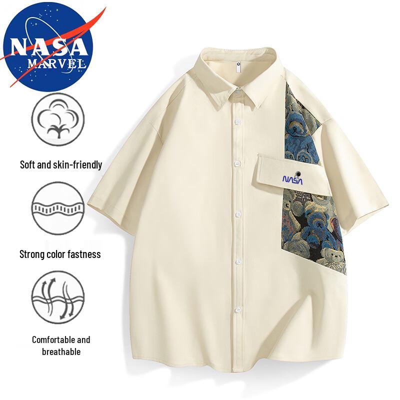NASA MARVEL Men s Short Sleeve Polo Shirt 3XL