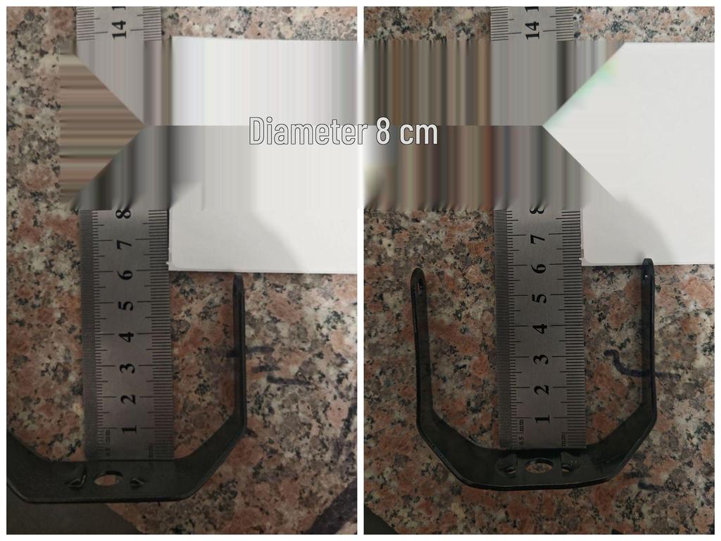 High-Strength Stamped Spotlight Bracket - 3.5 To 10 Cm Diameter