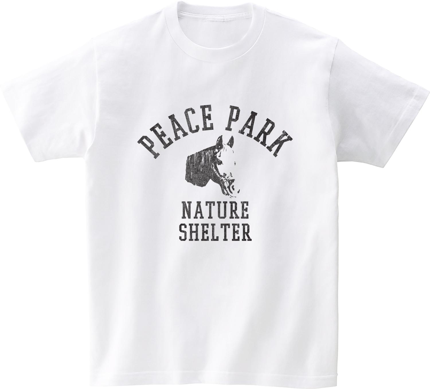 Awesome Us (23Ss) Peace Park Logo Black Short Sleeve T-Shirt White M/Free